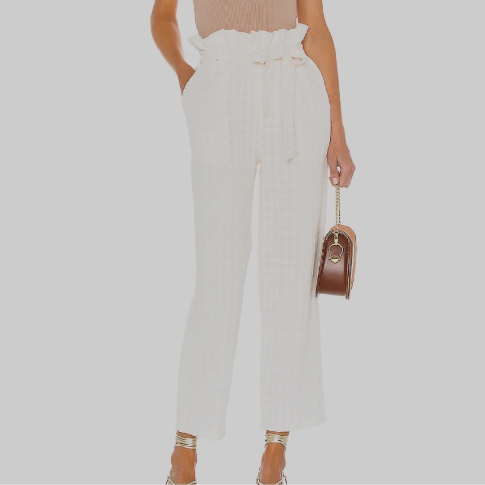 REVOLVE Tularosa Yvonne Pant | Color: Cream | Size: M